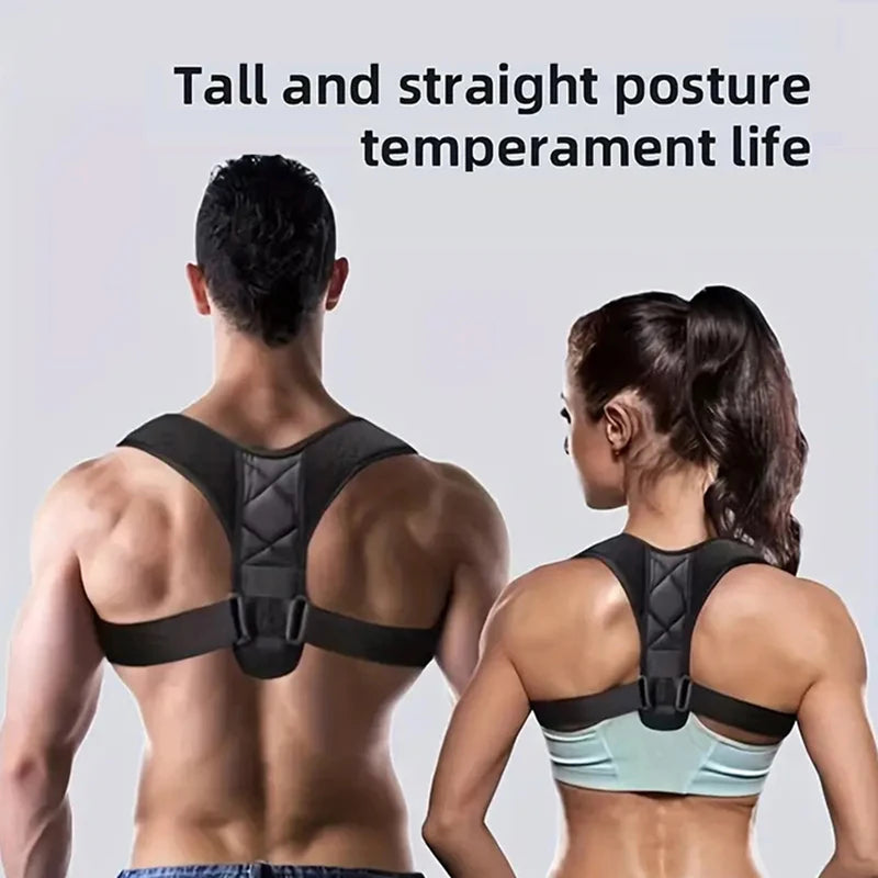 Invisible Posture Corrector for Back - Breathable Anti Hunchback Brace Adjustable Clavicle Support, Comfort for Office