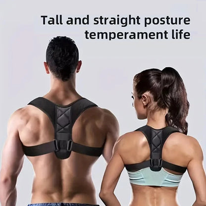 Invisible Posture Corrector for Back - Breathable Anti Hunchback Brace Adjustable Clavicle Support, Comfort for Office