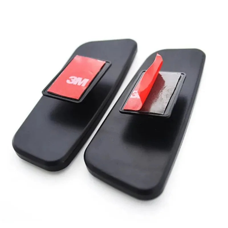 2Pcs/Set Car Rearview Mirror Car Reversing Auxiliary Mirror Rectangular Curved Blind Spot Mirror