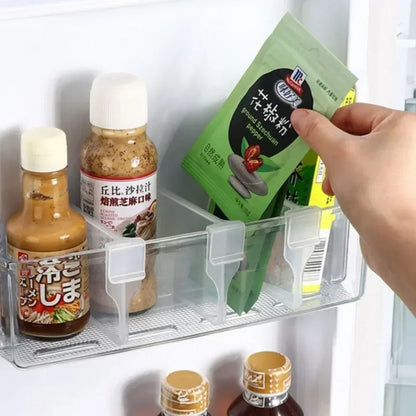 Refrigerator Fridge Storage Divider Board – Adjustable & Non-Slip Space-Saving Organizer for Kitchen Bottles, Cans & Shelves