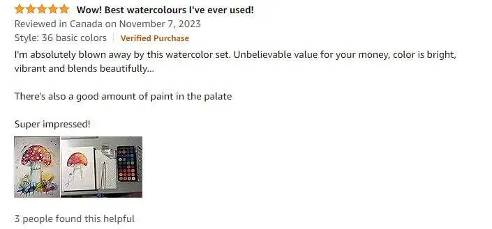 Artecho NEW Art Supplies Paint Set Tin Box Palette Solid Watercolor Set With 12 Essential Colors