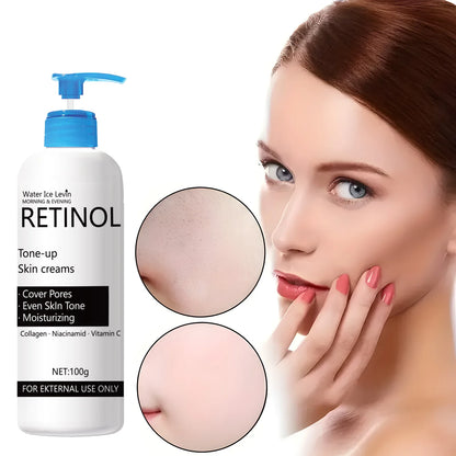 Retinol Cream, Collagen, Hyaluronic Acid, Retinol and Niacinamide Moisturizing and Nutrition, Soft, Elasticity, Vitality and Peeling Skin