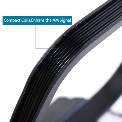 Av Audio Bare Wire Indoor Radio Radio Loop Antenna Home Stereo Receiver Radio Signal Receiving Am Loop Antenna Fm Radio Loop