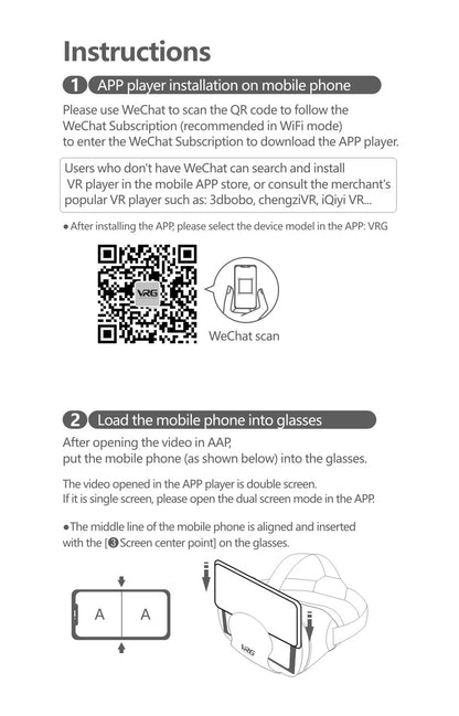 Virtual Reality 3D VR Headset Smart Glasses Helmet for Smartphones Cell Phone Mobile 7 Inches Lenses Binoculars Goggles Devices