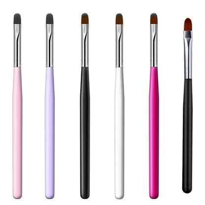 1-9PCS Nails Art Brush Pen 3D Tips Pattern Phototherapy Acrylic UV Gel Extension Builder Coating Painting Pen DIY Manicure Tools