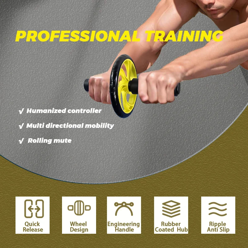 Abdominal Trainer Abdominal Exercise Roller Rollators Household Fitness Accessories Athletics Ab Roller Abdominal Fitness Wheel