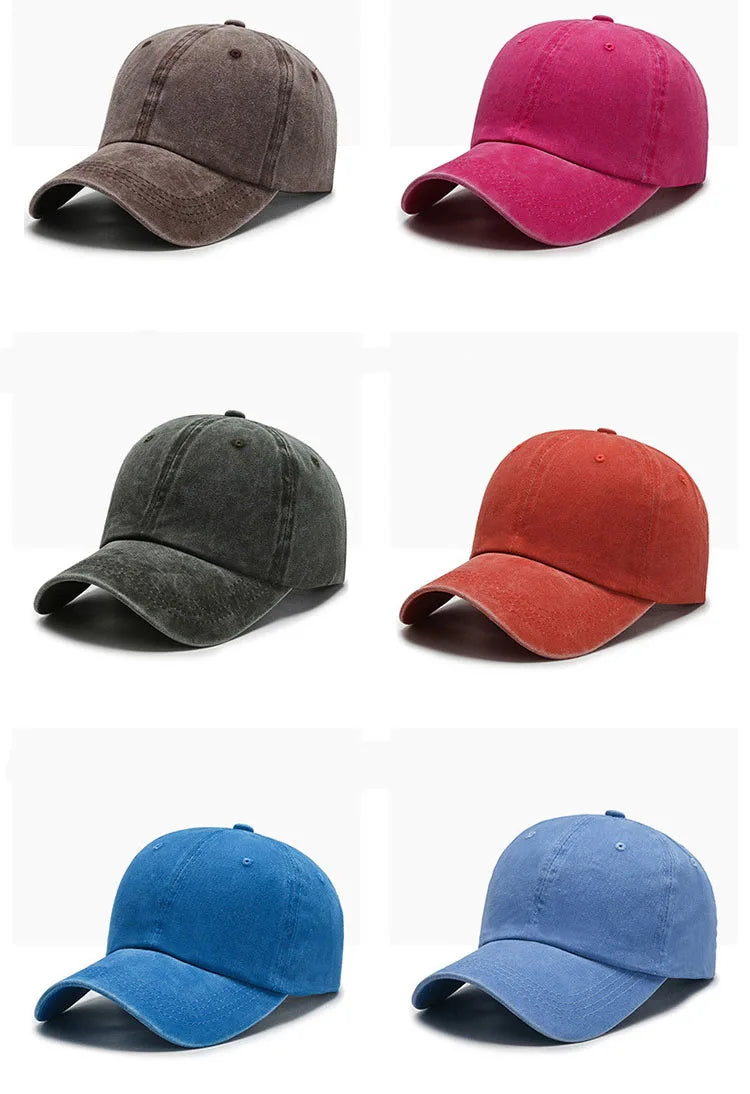 Fashion Solid Baseball Caps for Men Cap Streetwear Style Women Hat Snapback Casual Cap Casquette Dad Hat Hip Hop Cap