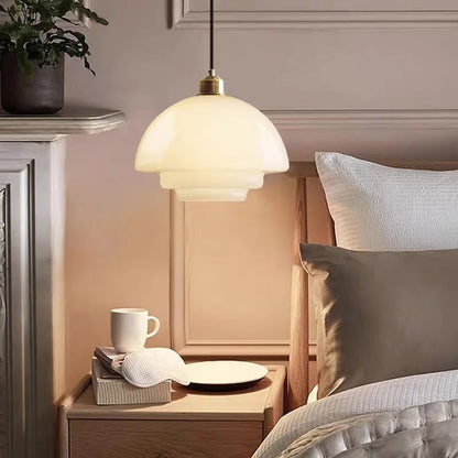 Nordic LED Glass Pendant Lamp Loft Home Decorativon Dinning Room Hanging Light Kitchen Island Bedrrom Bedside E27 Modern Fixture