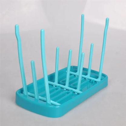 Bottle Dry Rack Baby Bottle Drain Drying Racks Blue Pink Baby Bottle Cleaning Dryer Drainer Storage Drying Rack