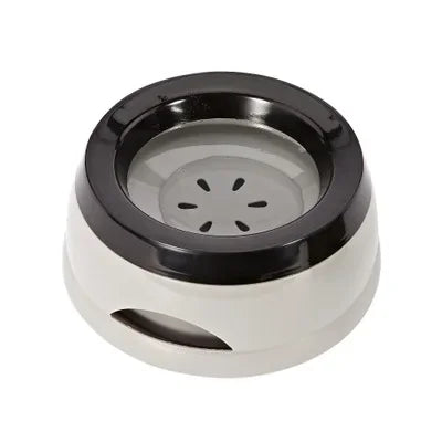 Pet Dog Bowls Floating Not Wetting Mouth Cat Bowl No Spill Drinking Water Feeder Plastic Portable Dog Bowl Support Accessories