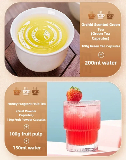 Portable Coffee Maker Electric Capsule Grind Coffee Brewer is suitable for ground coffee and KCUP Capsule coffee capsules