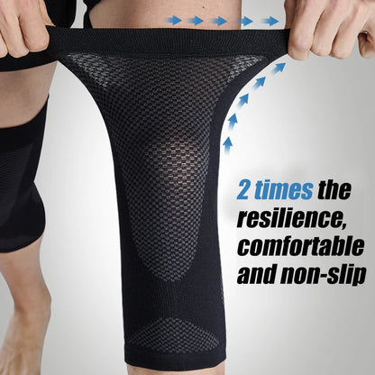 1 Pair Sports Basketball Knee Pads Support Elastic Ultra Thin Knee Brace Volleyball Knee Protector Rodillera Deportiva Kneepads