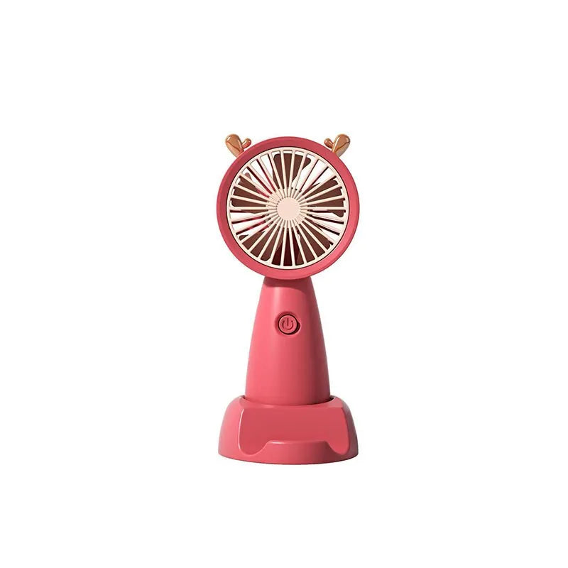 USB Handheld Small Electric Fan Summer Student Desktop Portable Handheld Mini Small Electric Fan