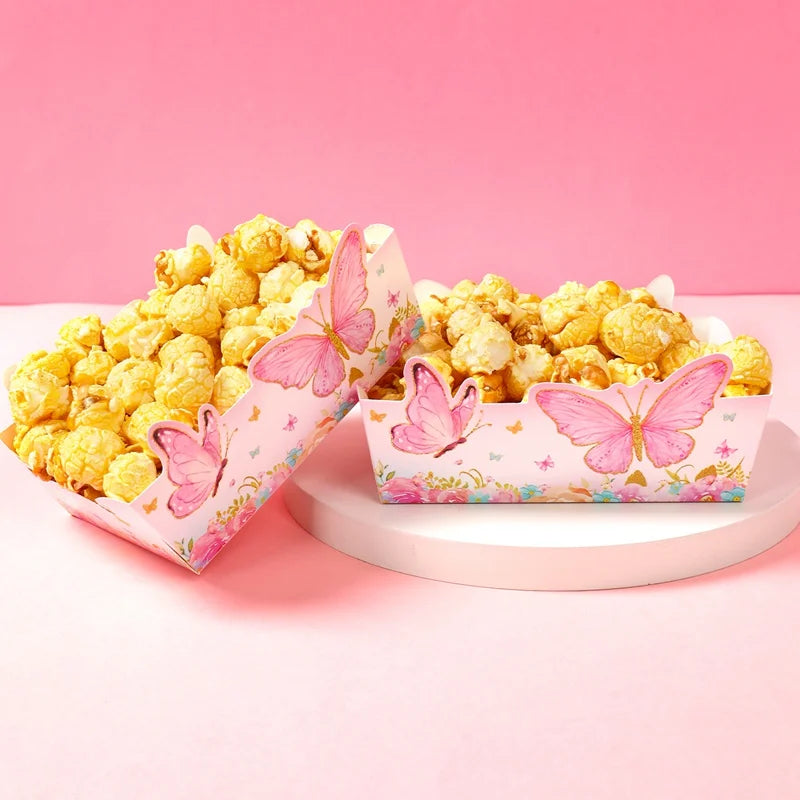 Butterfly Party Snack Tray Butterfly Birthday Party Decoration Kids Girls Birthday Party Supplies Baby Shower Party Decoration