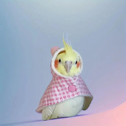 Cute Parrot Cloak Parrot Cloak Cloak Bird Clothes Parrot Cloak Black Phoenix Thick Warm Outerwear