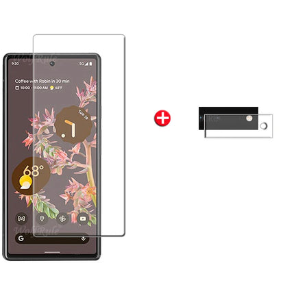 For Google Pixel 6 Glass For Google Pixel 6 Screen Protector Film Transparent Tempered Glass Google Pixel 6 A 7 6A 7A Lens Film