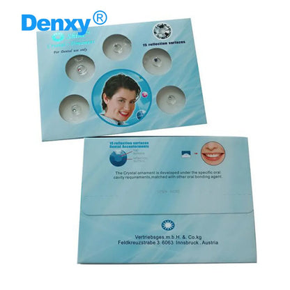 2 Box Dental Crystal Tooth Stone Crystal Diamond Teeth Decoration Jewelry Teeth Whitening Ornament Dental Bracket Orthodontic