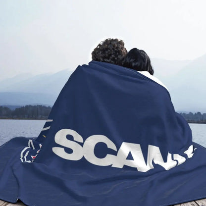 Sweden Saabs Scanias Blankets Fleece Winter Portable Lightweight Thin Throw Blanket for Bedding Travel Bedspread