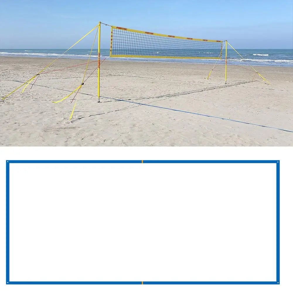 Beach Volleyball Lines Heavy Duty Court Boundary Lines Portable Sports Supplies Reusable Outdoor Play Accessories For Daily