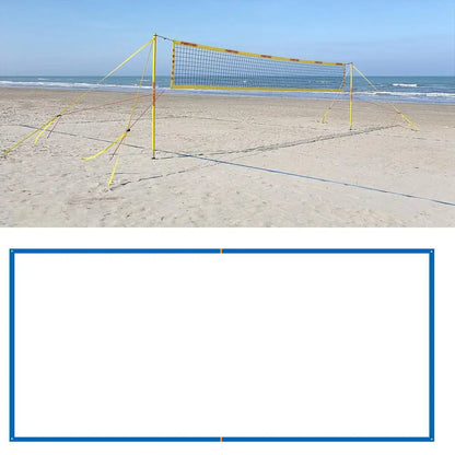 Beach Volleyball Lines Heavy Duty Court Boundary Lines Portable Sports Supplies Reusable Outdoor Play Accessories For Daily
