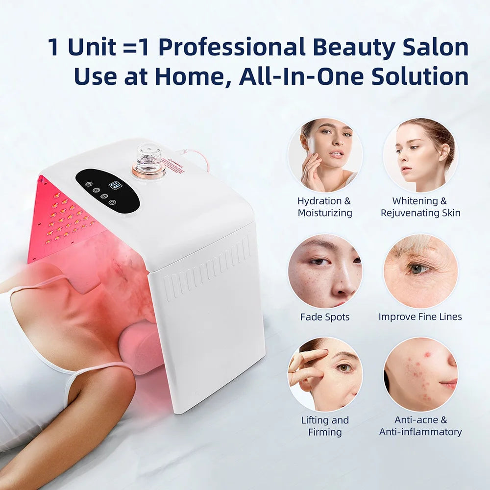 Electric Photon Facial Beauty Machine Nano Spray Hydration Skin Rejuvenation Body Care Tool