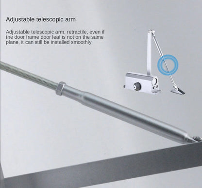 Door closer home push-pull unit door door close artifact fireproof anti-theft door hydraulic automatic buffer silent door closer