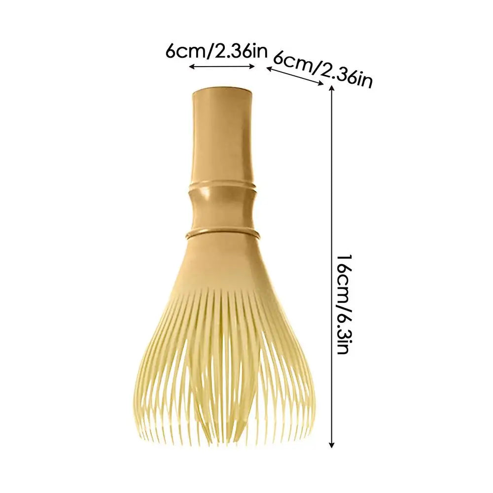 Traditional Matcha Whisk Reusable Resin Matcha Whisk Chasen Dishwasher Safe Matcha Stirrer Matcha Green Tea Powder Preparation