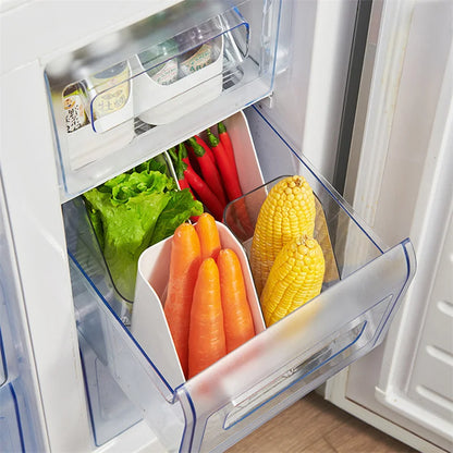 Refrigerator Storage Box Fridge Organizer Fresh Vegetable Fruit Boxes Drain Basket Storage Containers Pantry Kitchen Organizer