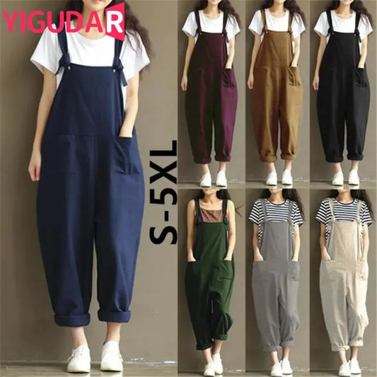 Maternity Bib Pant Suspender Trouser Casual Female Women Wide Leg Romper Overalls Strap Jumpsuit Streetwear  pregnancy pants
