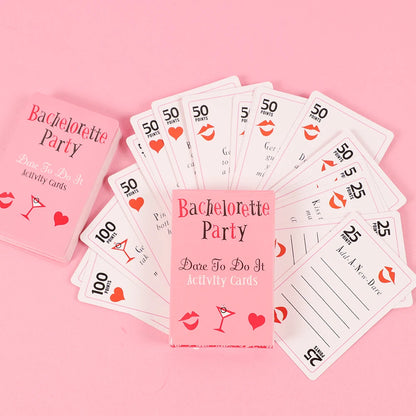 52 Sheets Bachelorette Party Truth or Dare Activity Card Bride Groom Party Girl Hen Party Out Night Games Card Party Decorations