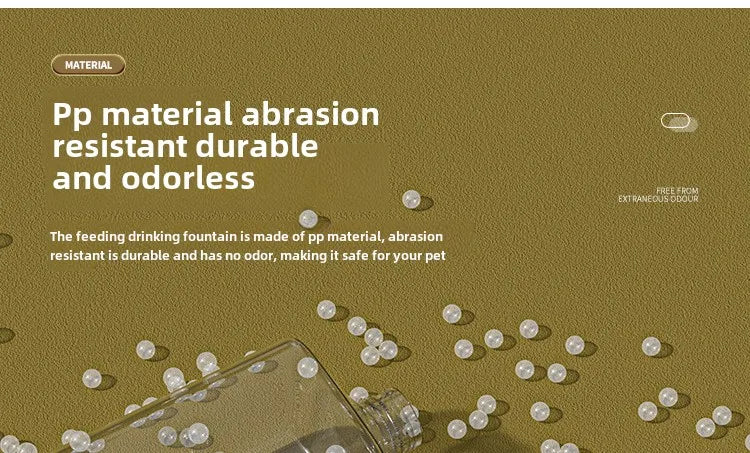 Pet Automatic Feeder Gravity Dispenser Food Storage Bucket Large Capacity Food Grade Materials Simple Cleaning for Cat Dog