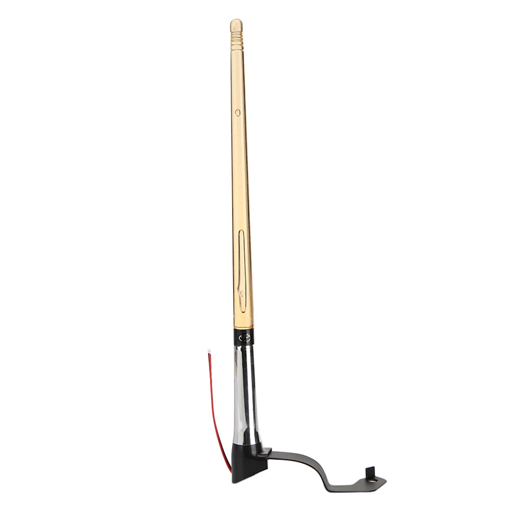 Universal 12V Car External Light Antenna Car Flagpole Light Antenna Car Exterior Light  Yellow Light Flag Pole Light Antenna