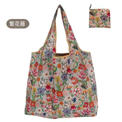 reusable bag Bag Large Foldable Shopping Bag Reusable Grocery Bag Tear-Proof Nylon Bag Suitable For Grocery Recycling Gift