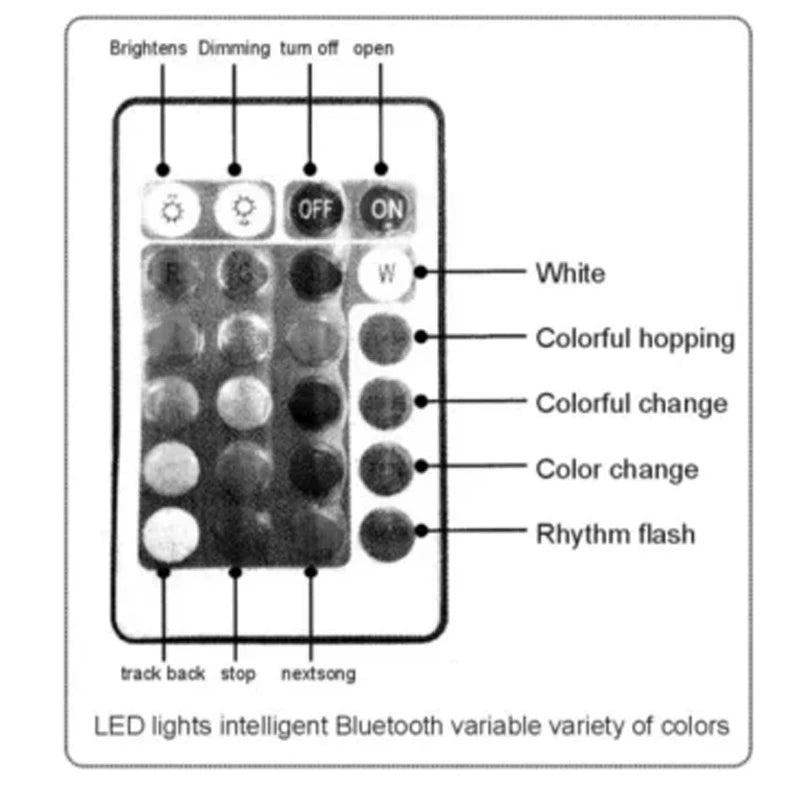 LED Bluetooth Lamp E27 Smart Ball Bulb 12W Speaker Music APP Remote Control Dimmable Night Light Decor Home Party