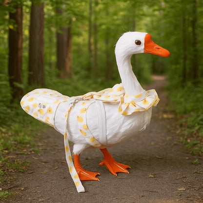 Cute Pet Duck Diaper Reusable Adjustable Goose Breast Strap Wearable Reduce Odor Chicken Diapers Poultry Supplies