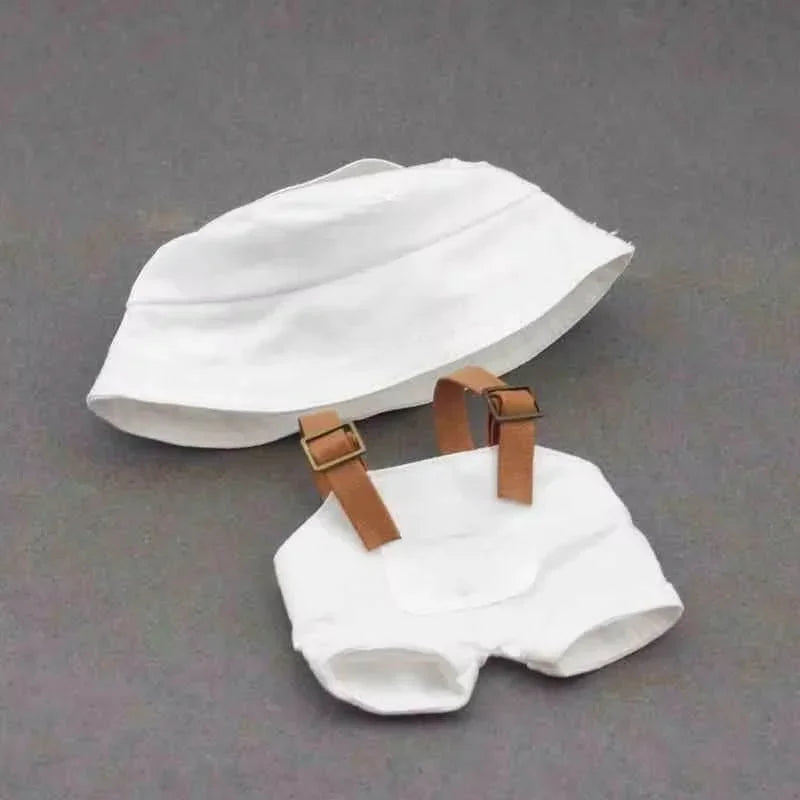 Labubu V1 V2 Generation Labubu Baby Clothes Printed Casual Hoodies Trendy Brand Cardigans, Fisherman Hats, Overalls Ornament ﻿