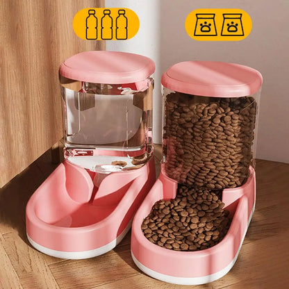 3 8L Pet Water Dispenser Pet Feeder Automatic Refill Food Bowl for Small Medium Pets Cats Dogs Pet Hydration Station