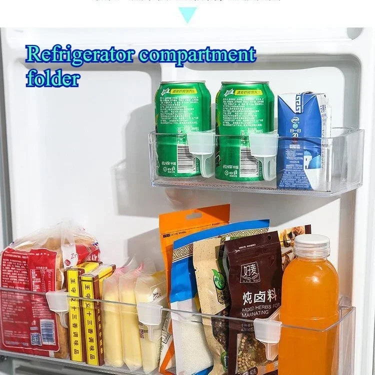 Refrigerator Fridge Storage Divider Board – Adjustable & Non-Slip Space-Saving Organizer for Kitchen Bottles, Cans & Shelves