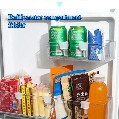 Refrigerator Fridge Storage Divider Board – Adjustable & Non-Slip Space-Saving Organizer for Kitchen Bottles, Cans & Shelves