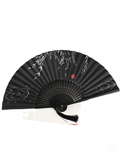 1pc-Elegant wooden folding hand fan favored by fans, favored by wedding parties and performances