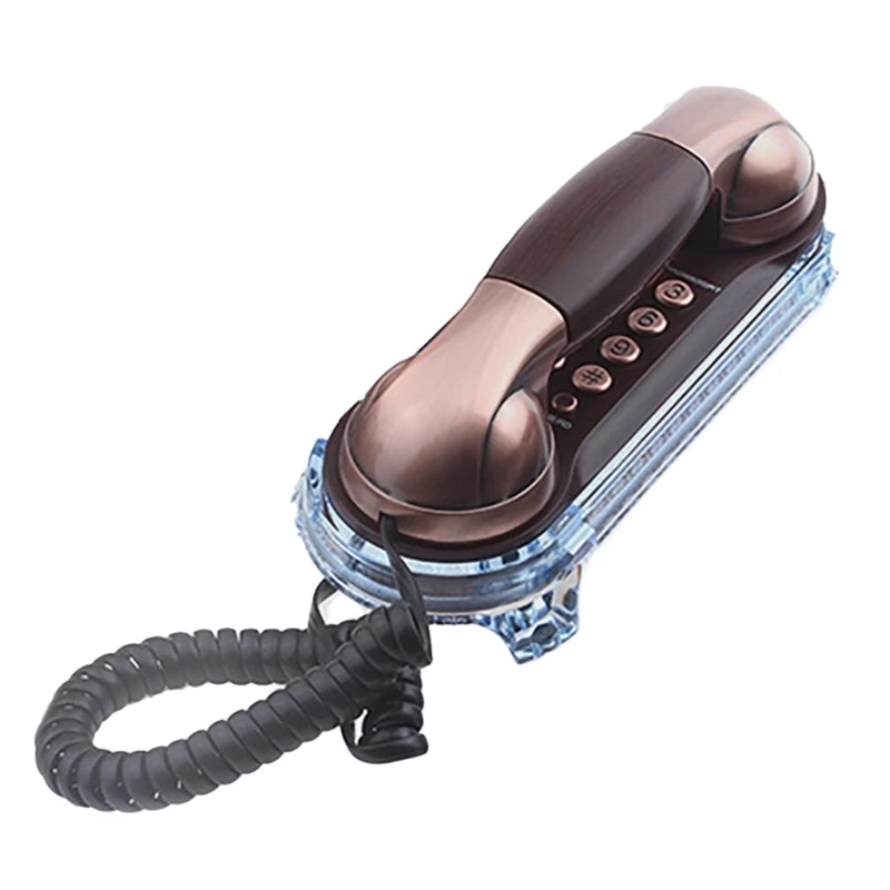 1PC Old Fashion Corded Telephone Incoming Illuminated Clear Sound Landline Phone Incoming Call Illuminated for Home Office