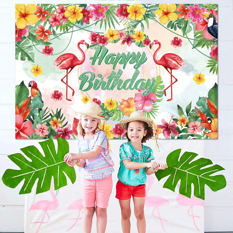 Hawaii Party Luau Flamingo Party Pink Flamingos Decor Pineapple Summer Wedding Party Birthday Girl Hawaiian Party Decor Tropical