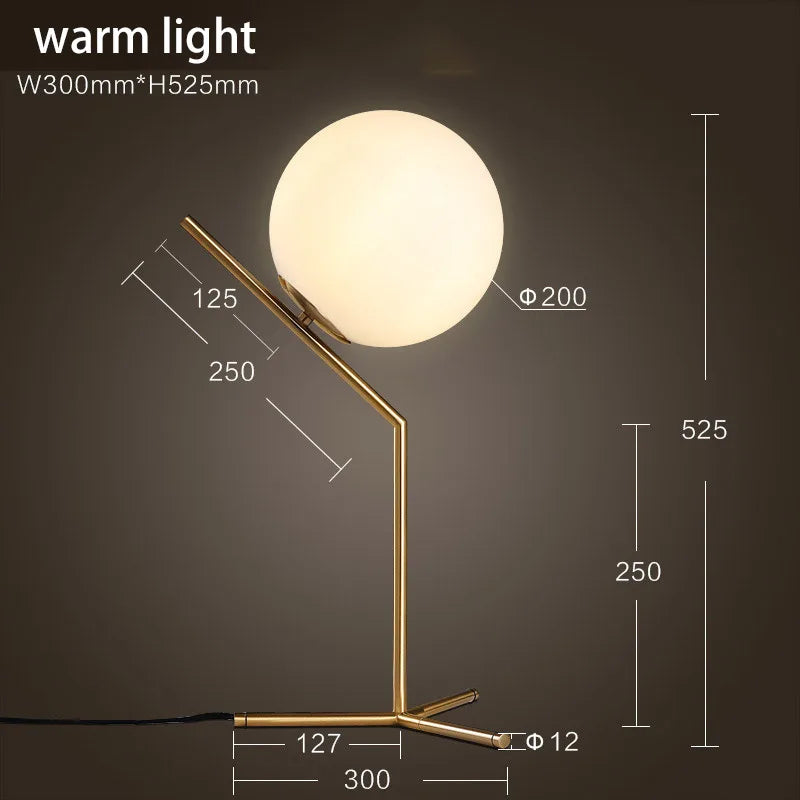 Nordic Creative Ins Style Internet Celebrity Douyin Decorative Lamp Reading Desk Study Modern and Simple Bedroom Bedside Lamp