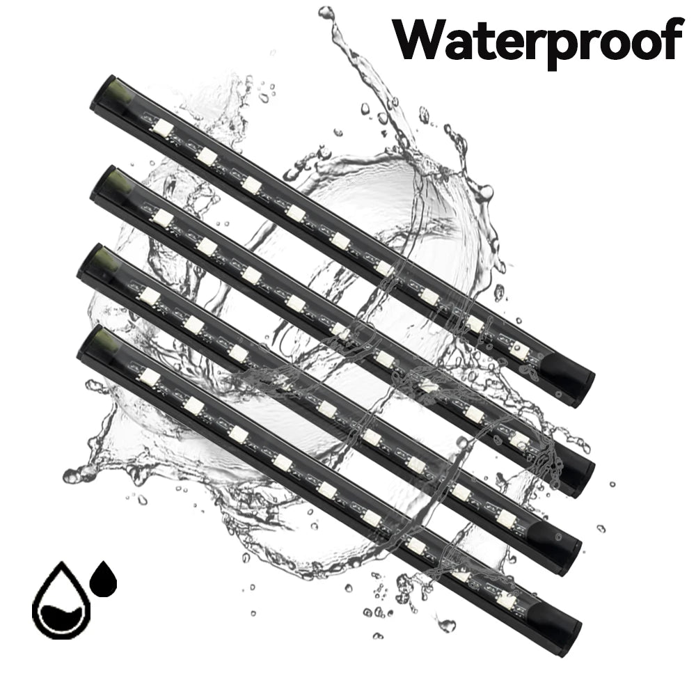 LED Car Interior Decorative Lamp Strips Atmosphere Lamp Cold Light Decorative Dashboard Console Auto RGB Ambient Decorative Lamp