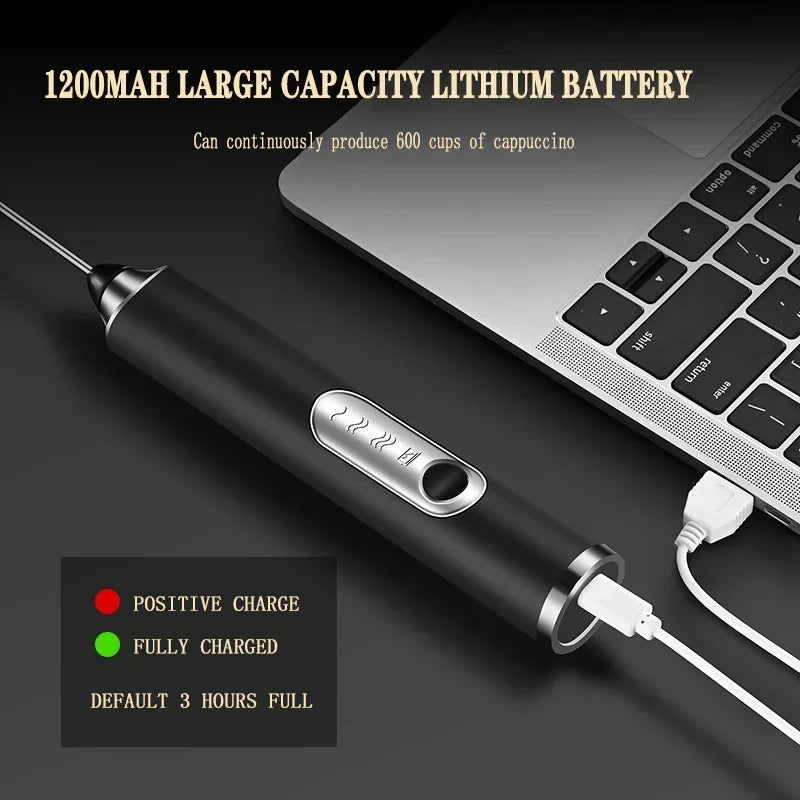 Cordless Home Kitchen Gadgets Electric Kitchens Accessories Milk Mixer Frother Mini Coffee Egg Beater Beating Tools Dining Bar