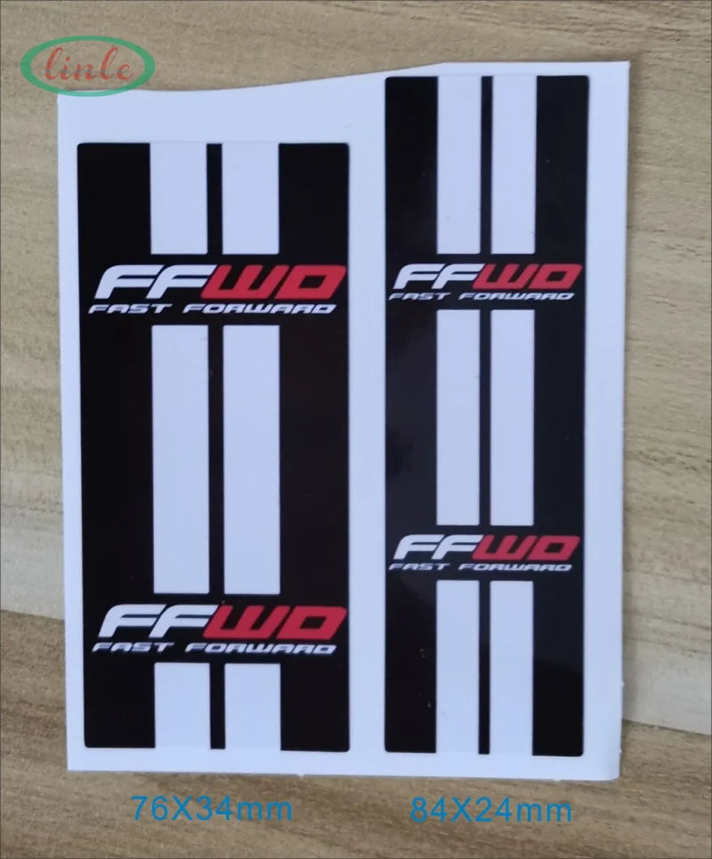 350 Road Bike Hubs Stickers MTB Wheels Hubs Stickers Glossy Front and Rear Hubs Stickers Decoration Protective Film