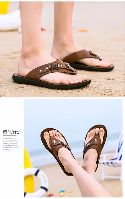 Flip Flops Male Slippers Men Summer Beach Shoes  For Men Flip Flops Men's Sandals