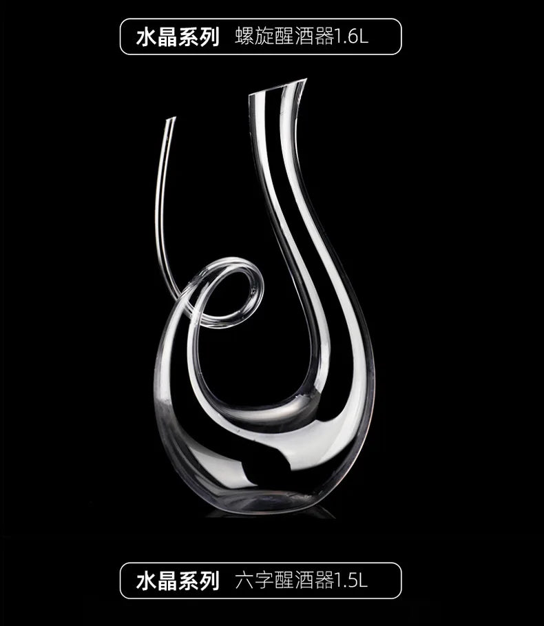 High-grade crystal glass red wine decanter household  dispenserEuropean red wine jug wine personality jug set