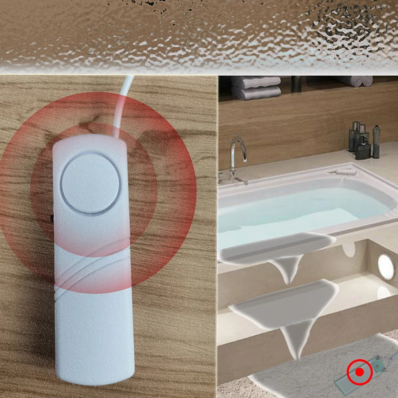 Water Leak Sensor Sound Alarm System Smart Home Automation Water Overflow Level Detector Residential Security Protection