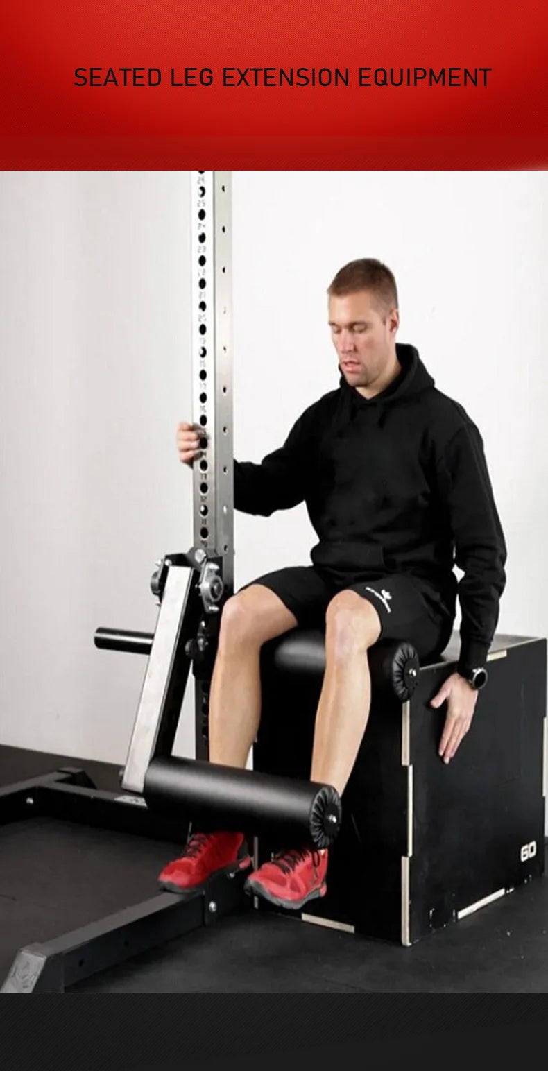 Seated Leg Extension and Curl Machine for Effective Leg Muscle Training Adjustable Leg Extension Attachment Leg Fitness
